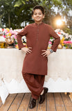 BOYS KAMEEZ SHALWAR MAROON