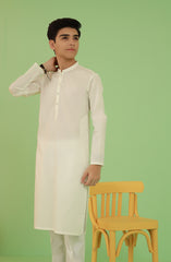 TEENS KURTA OFF WHITE