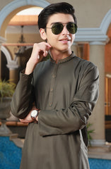 TEENS KURTA MEHENDI GREEN
