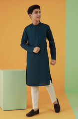 TEENS KURTA NAVY BLUE