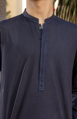 TEENS KURTA PAJAMA DEEP BLUE