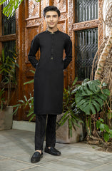 TEENS KURTA PAJAMA BLACK