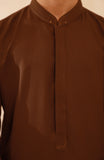 TEENS KURTA PAJAMA BROWN