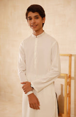 TEENS KURTA PAJAMA OFF WHITE