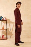 TEENS KURTA PAJAMA BURGUNDY