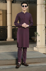 TEENS KURTA PAJAMA BURGUNDY