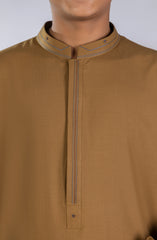 WINTER'23 TEENS KAMEEZ SHALWAR CASUAL MUSTARD