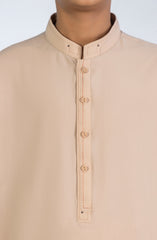WINTER'23 TEENS KAMEEZ SHALWAR CASUAL DEEP BEIGE