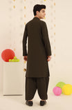 TEENS KAMEEZ SHALWAR OLIVE GREEN