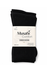 MUSAFIR COMFORT CREW SOCKS (PACK OF 3)