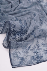 SLATE-GREY VOIL DUPATTA