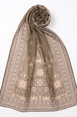 BROWN VOIL DUPATTA