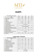 EMBROIDERED ZARI TAR STITCHED 3 PIECE