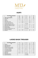 EMBROIDERED ZARI TAR STITCHED 3 PIECE