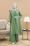 WINTER'24 EMBROIDERED WOMEN STITCHED 3PC SUIT