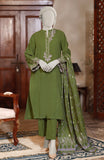 WINTER'24 EMBROIDERED CROSS HATCH WOMEN STITCHED 3PC SUIT