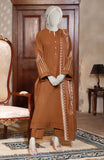 WINTER'24 EMBROIDERED CROSS HATCH WOMEN STITCHED 3PC SUIT