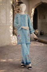 PRINTED CAMBRIC STITCHED 2 PIECE