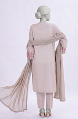 3 PIECE - EMBROIDERED CAMBRIC STITCHED