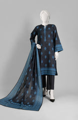 SUMMER'23 EDITION 2.0 BLUE INTENSE PRINTED LAWN 3PC UNSTITCHED