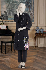 EMBROIDERED KHADDAR STITCHED 2 PIECE