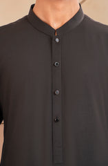 BLACK BLENDED KAMEEZ SHALWAR