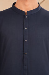 NAVY BLENDED KAMEEZ SHALWAR