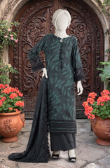 EMBROIDERED TWILL VISCOSE 3 PCS UNSTITCHED