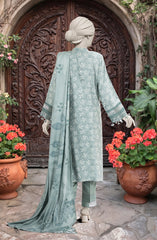 EMBROIDERED TWILL VISCOSE 3 PCS UNSTITCHED