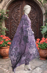 EMBROIDERED TWILL VISCOSE 3 PCS UNSTITCHED