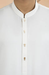 OFF-WHITE BLENDED KAMEEZ SHALWAR