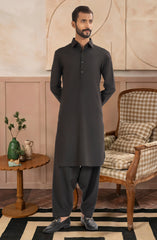 BLACK BLENDED KAMEEZ SHALWAR