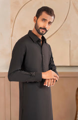 BLACK BLENDED KAMEEZ SHALWAR