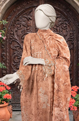 EMBROIDERED TWILL VISCOSE 3 PCS UNSTITCHED