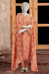 PRINTED COTTON VISCOSE 3PCS UNSTITCHED