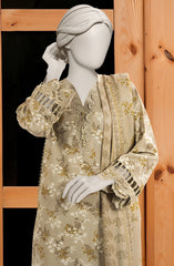 PRINTED COTTON VISCOSE 3PCS UNSTITCHED