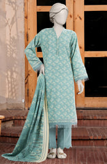 PRINTED COTTON VISCOSE 3PCS UNSTITCHED