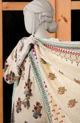 PRINTED COTTON VISCOSE 3PCS UNSTITCHED