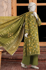 PRINTED COTTON VISCOSE 3PCS UNSTITCHED