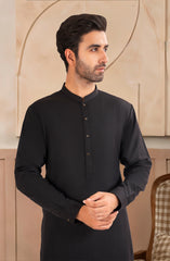 BLACK BLENDED KAMEEZ SHALWAR