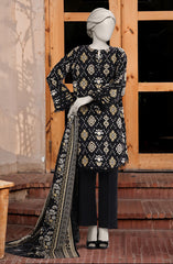 PRINTED COTTON VISCOSE 3PCS UNSTITCHED