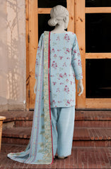 PRINTED COTTON VISCOSE 3PCS UNSTITCHED