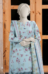 PRINTED COTTON VISCOSE 3PCS UNSTITCHED