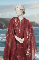 PRINTED LAWN 3PCS UNSTITCHED