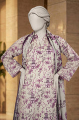 PRINTED LAWN STITCHED 3 PIECE