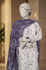 PRINTED LAWN STITCHED 3 PIECE