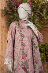 EMBROIDERED PRINTED LAWN 3PCS UNSTITCHED