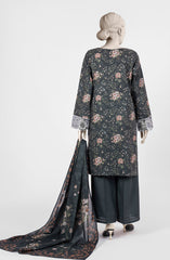 EMBROIDERED PRINTED LAWN 3PCS UNSTITCHED