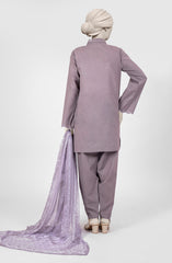 EMBROIDERED CAMBRIC 3PCS UNSTITCHED