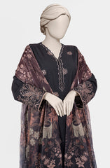 EMBROIDERED CAMBRIC 3PCS UNSTITCHED